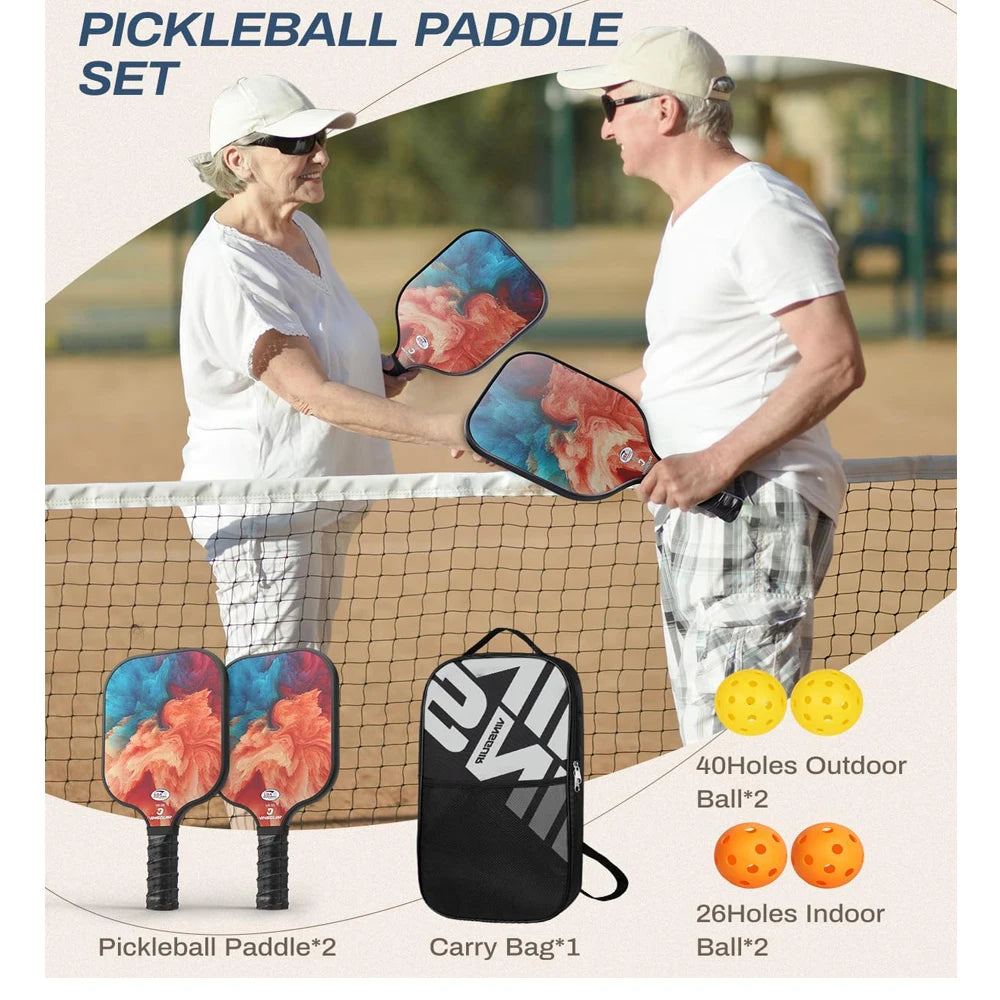 2-Paddle Pickleball Set with Bag