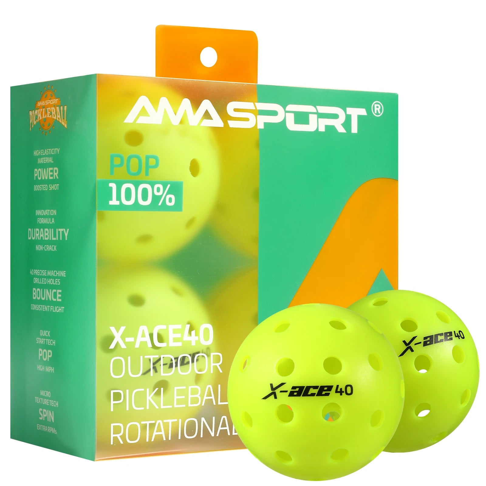 AMA Sport X-Ace Pickleballs