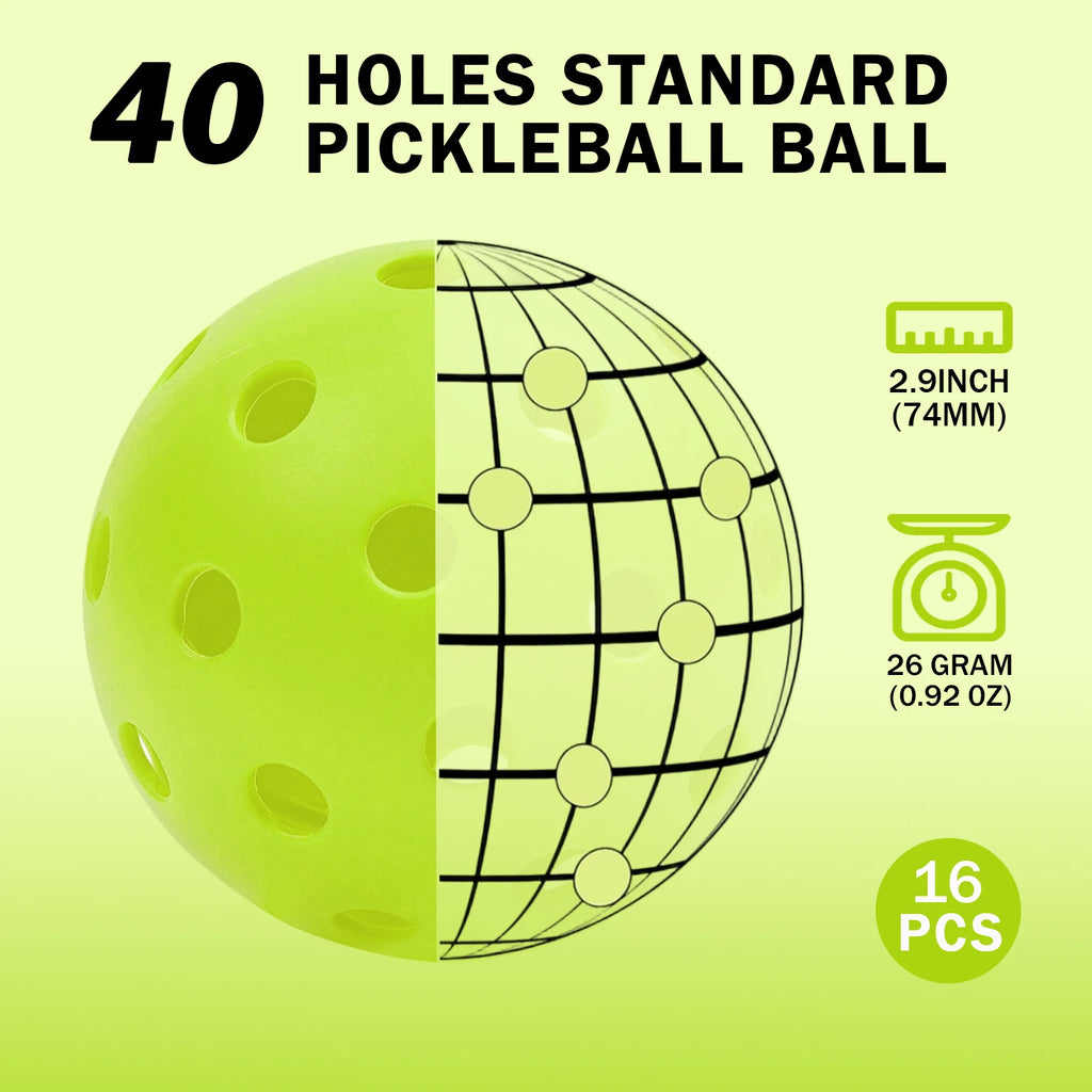 KOOMADE Outdoor Pickleballs