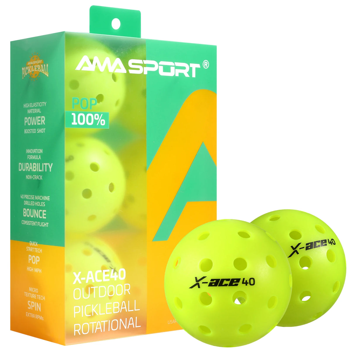 AMA Sport X-Ace Pickleballs
