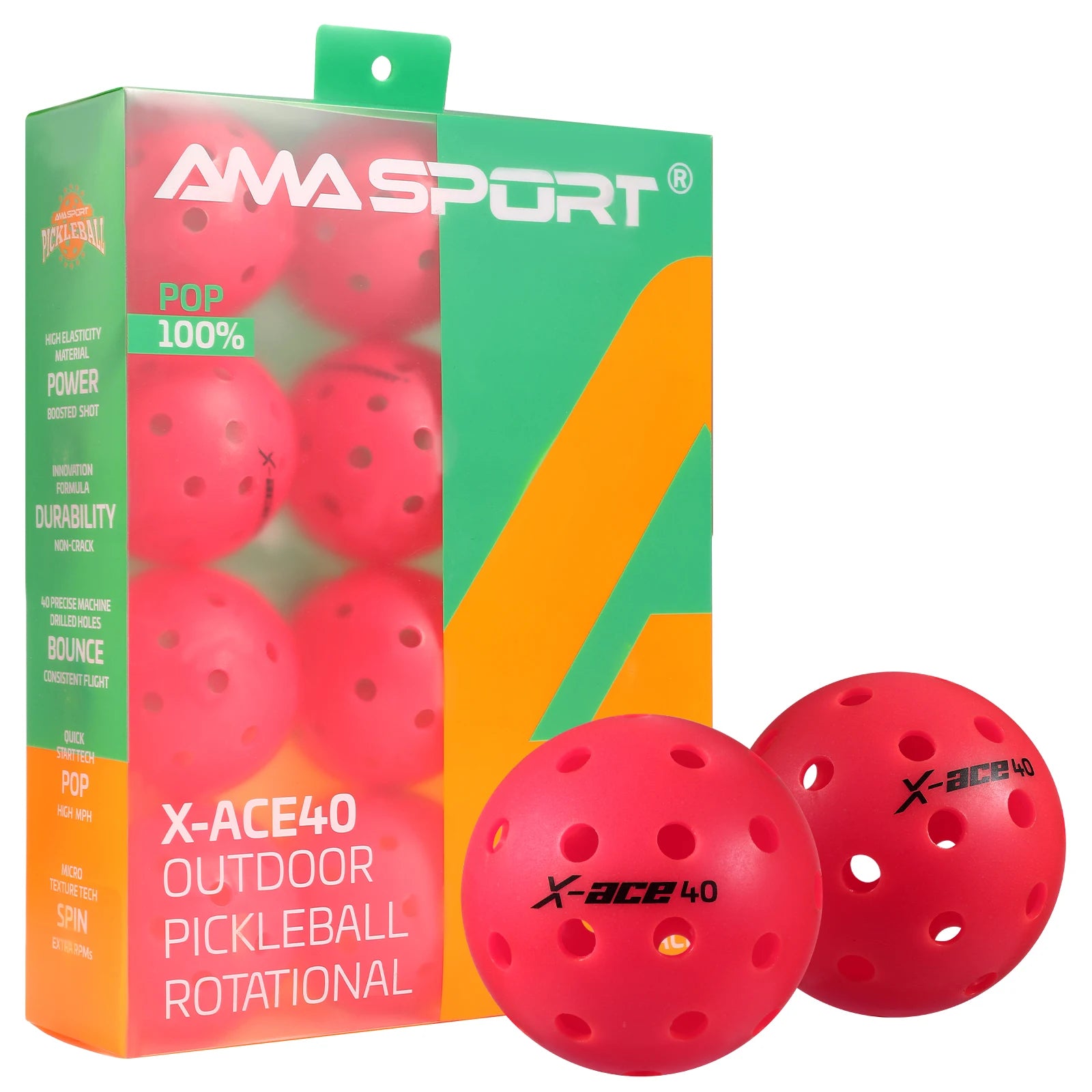 AMA Sport X-Ace Pickleballs