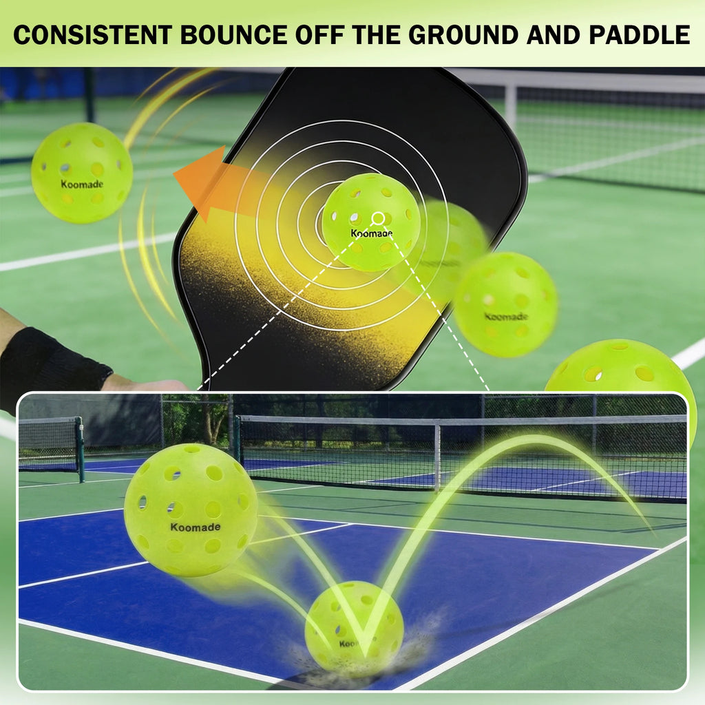 KOOMADE Outdoor Pickleballs