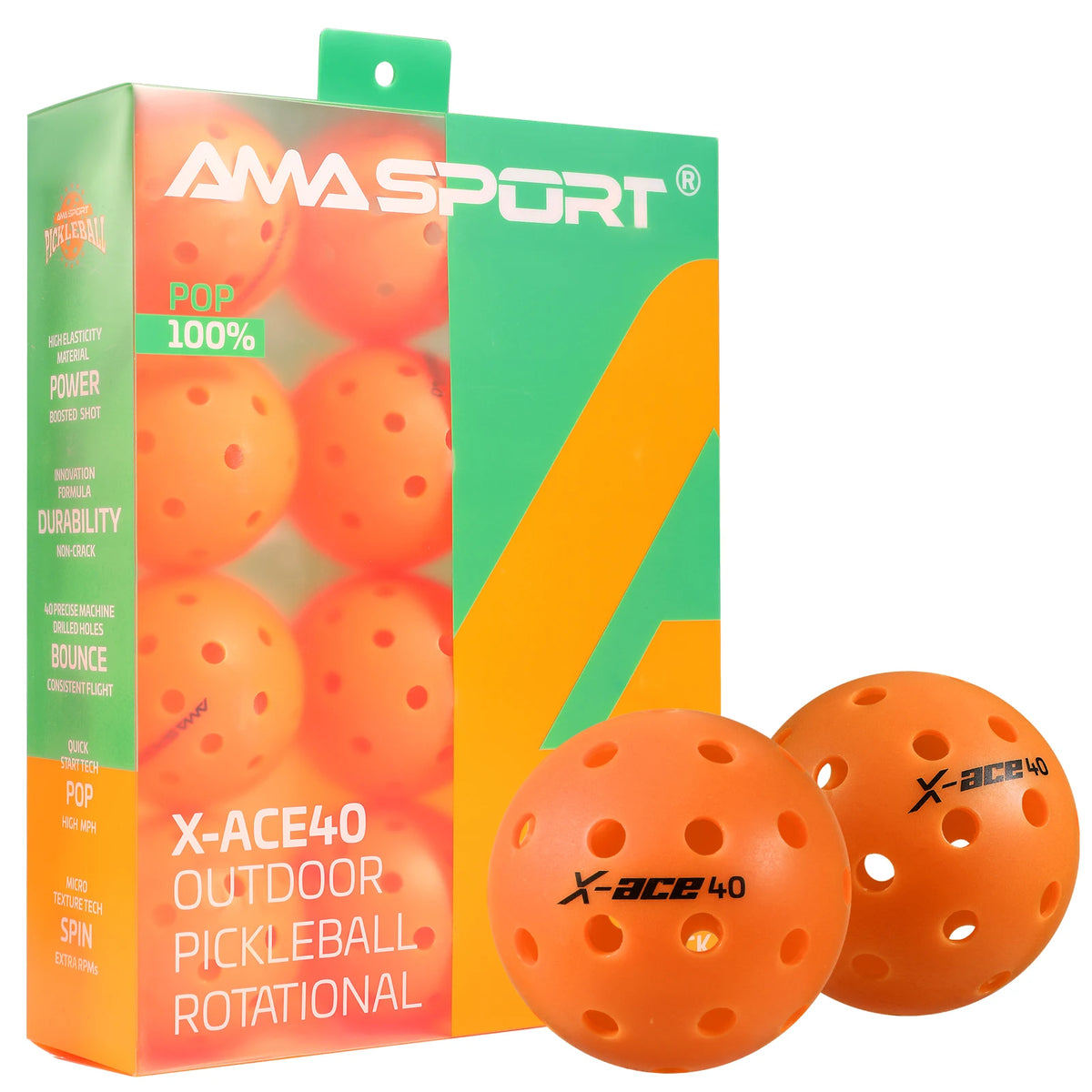AMA Sport X-Ace Pickleballs