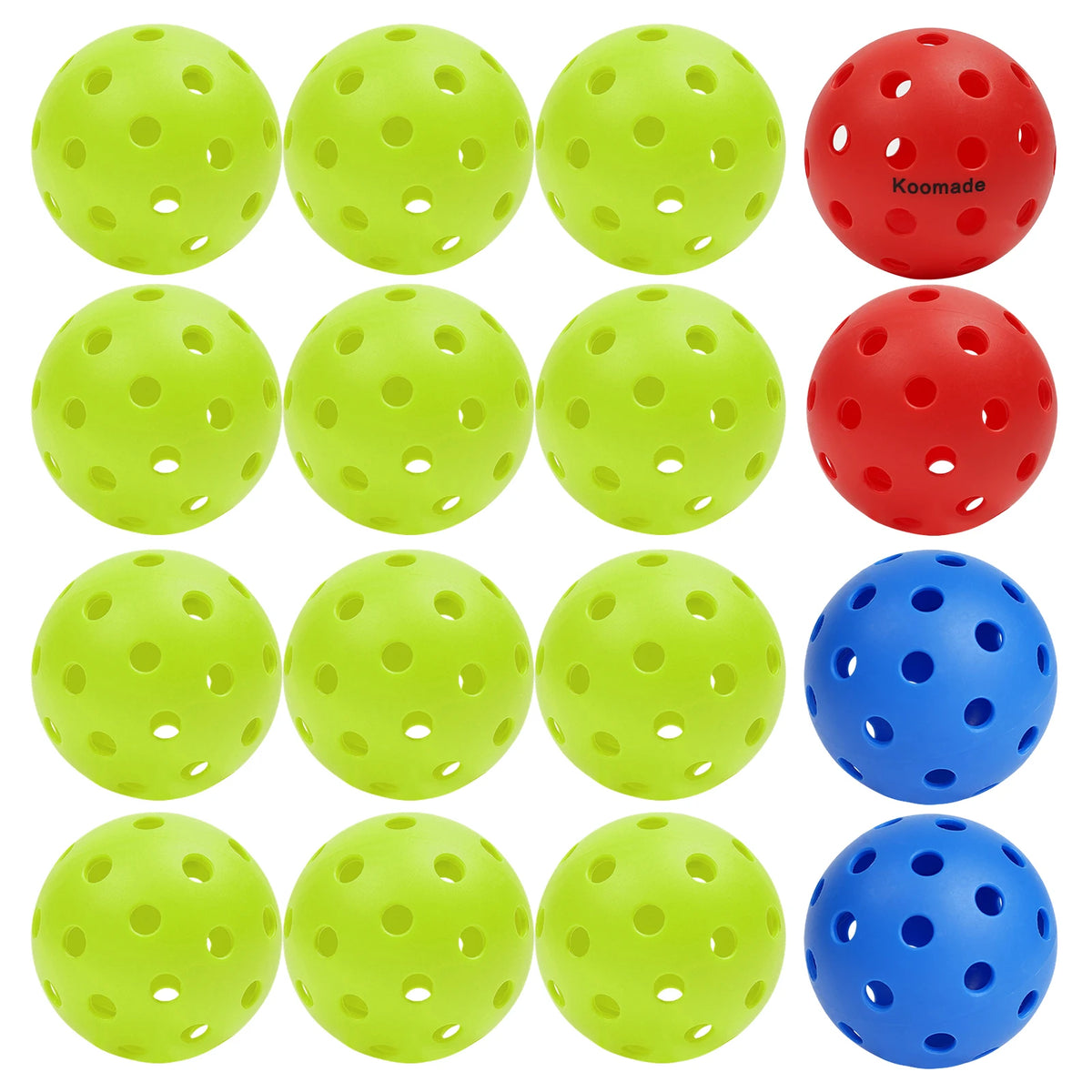 KOOMADE Outdoor Pickleballs