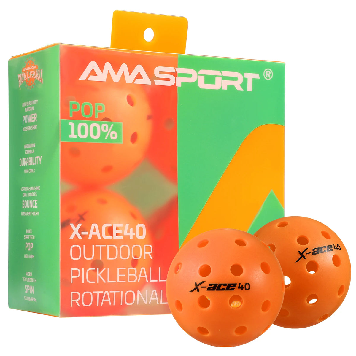 AMA Sport X-Ace Pickleballs