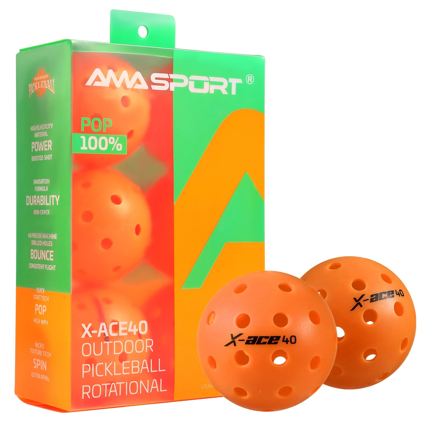 AMA Sport X-Ace Pickleballs