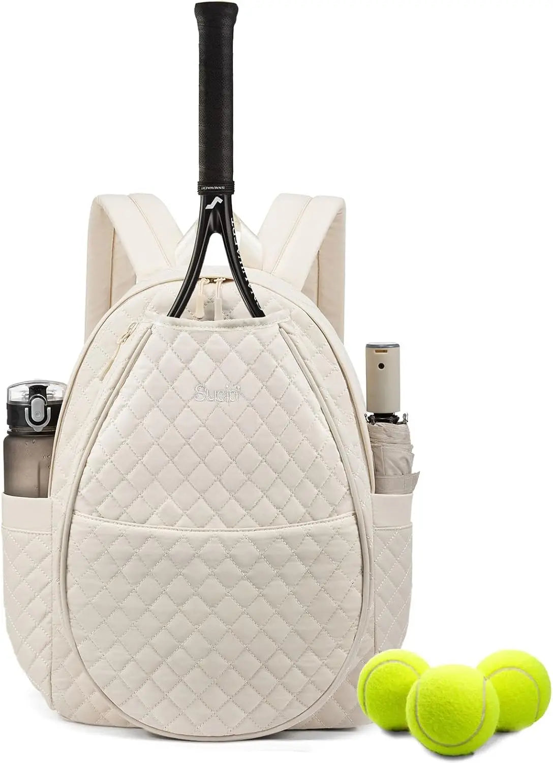 Quilted Racket Backpack