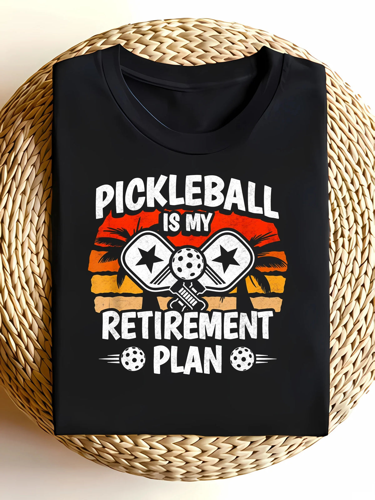 Pickleball Retirement Plan Tee