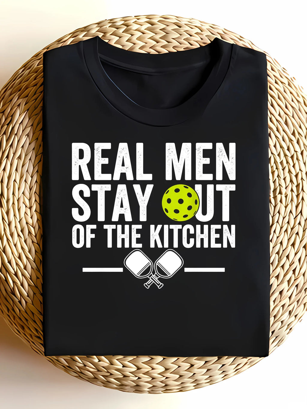 Real Men Pickleball Tee