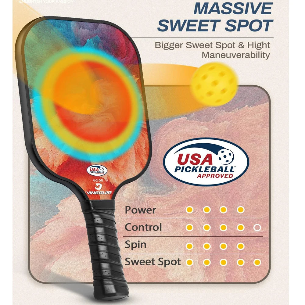 2-Pack Fiberglass Pickleball Set