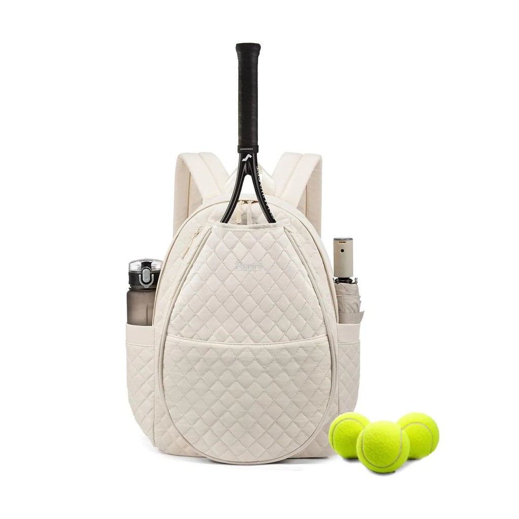 Quilted Racket Backpack